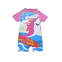 KiddoPanti Boys &amp; Girls Half Sleeve Mid Thigh Length Swim Suit