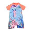 KiddoPanti Boys &amp; Girls Half Sleeve Mid Thigh Length Swim Suit