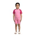 KiddoPanti Boys &amp; Girls Half Sleeve Mid Thigh Length Swim Suit