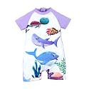 KiddoPanti Boys &amp; Girls Half Sleeve Mid Thigh Length Swim Suit