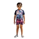 KiddoPanti Boys &amp; Girls Half Sleeve Mid Thigh Length Swim Suit