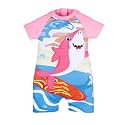 KiddoPanti Boys &amp; Girls Half Sleeve Mid Thigh Length Swim Suit