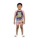 KiddoPanti Boys &amp; Girls Half Sleeve Mid Thigh Length Swim Suit