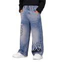 KiddoPanti Boys Baggy Jeans Stretch Denim