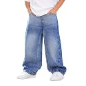KiddoPanti Boys Baggy Jeans Stretch Denim