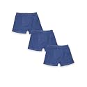 KiddoPanti Boys Boxer Shorts Pack of 3 | Soft Cotton-Lycra Blend | Comfortable Fit with Bio Wash for All-Day Comfort | Kids Briefs