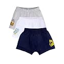 KiddoPanti Boys Boxer Shorts Pack of 3 | Soft Cotton-Lycra Blend | Comfortable Fit with Bio Wash for All-Day Comfort | Kids Briefs