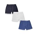 KiddoPanti Boys Boxer Shorts Pack of 3 | Soft Cotton-Lycra Blend | Comfortable Fit with Bio Wash for All-Day Comfort | Kids Briefs