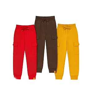 kiddopanti boys cotton joggers  100 cotton single jersey  2 side cargo pockets with flap  elasticated waist band with functional drawcord  soft amp breathable track pants