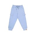 KiddoPanti Boys Cotton Joggers | 100% Cotton Single Jersey | 2 Side Cargo Pockets with Flap | Elasticated Waist Band with Functional Drawcord | Soft &amp; Breathable Track Pants