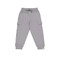 KiddoPanti Boys Cotton Joggers | 100% Cotton Single Jersey | 2 Side Cargo Pockets with Flap | Elasticated Waist Band with Functional Drawcord | Soft & Breathable Track Pants