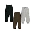 KiddoPanti Boys Cotton Joggers | 100% Cotton Single Jersey | 2 Side Cargo Pockets with Flap | Elasticated Waist Band with Functional Drawcord | Soft &amp; Breathable Track Pants