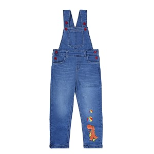 kiddopanti boys denim dungaree pant