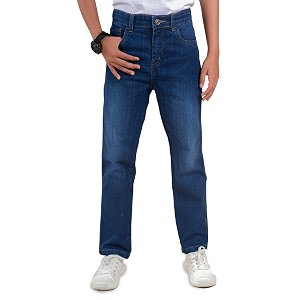 KiddoPanti Boys Full Length Stretchable Straight Fit