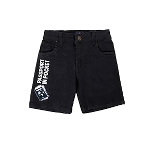 KiddoPanti Boys Knee-Length Denim Shorts Stretchable