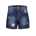 KiddoPanti Boys Knee-Length Denim Shorts Stretchable
