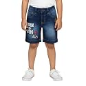 KiddoPanti Boys Knee-Length Denim Shorts Stretchable