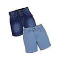 KiddoPanti Boys Knee-Length Denim Shorts Stretchable