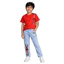 KiddoPanti Boys Printed Co-Ords Set 100