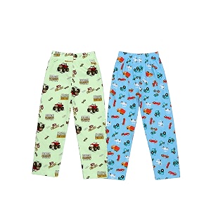 kiddopanti boys printed pyjama  100 cotton single jersey fabric  all over printed design  relax fit amp ankle length  pyjama pant