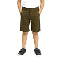 KiddoPanti Boys Solid Cotton Woven Knee Length