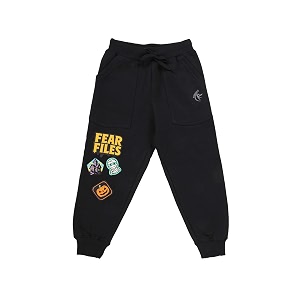 KiddoPanti Boys Solid Fleece Track Pants