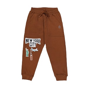 KiddoPanti Boys Solid Fleece Track Pants