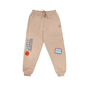 KiddoPanti Boys Solid Fleece Track Pants