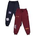 KiddoPanti Boys Solid Fleece Track Pants 
