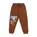 KiddoPanti Boys Solid Fleece Track Pants 