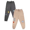 KiddoPanti Boys Solid Fleece Track Pants 