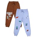 KiddoPanti Boys Solid Fleece Track Pants 