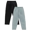 KiddoPanti Boys Solid Pyjama Pant | 100% Soft Cotton Single Jersey | Comfortable Fit with Elastic Waistband &amp; Single Front Pocket | Kids Joggers Track Pant
