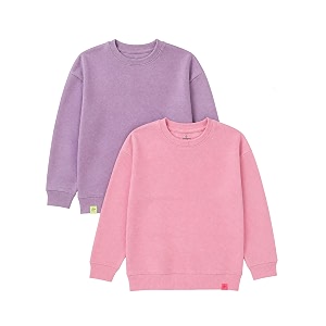 kiddopanti boys solid round neck full sleeve fleece sweatshirt  60 cotton 40 polyester  soft warm winter pullover  ribbed cuffs amp hem  casual winter sweatshirt for kids