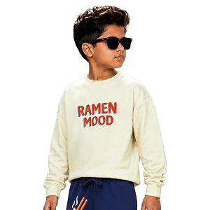 kiddopanti boys solid round neck full sleeve fleece sweatshirt  60 cotton 40 polyester  soft warm winter pullover  ribbed cuffs amp hem  casual winter sweatshirt for kids