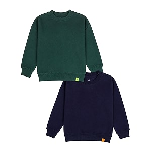 kiddopanti boys solid round neck full sleeve fleece sweatshirt  60 cotton 40 polyester  soft warm winter pullover  ribbed cuffs amp hem  casual winter sweatshirt for kids