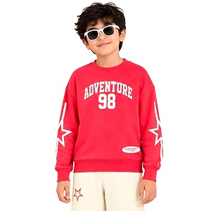 kiddopanti boys solid round neck full sleeve fleece sweatshirt  60 cotton 40 polyester  soft warm winter pullover  ribbed cuffs amp hem  casual winter sweatshirt for kids