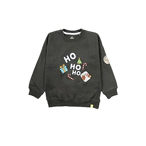 kiddopanti boys solid round neck full sleeve fleece sweatshirt  60 cotton 40 polyester  soft warm winter pullover  ribbed cuffs amp hem  casual winter sweatshirt for kids