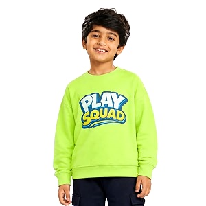 kiddopanti boys solid round neck full sleeve fleece sweatshirt  60 cotton 40 polyester  soft warm winter pullover  ribbed cuffs amp hem  casual winter sweatshirt for kids
