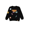 KiddoPanti Boys Solid Round Neck Full Sleeve Fleece Sweatshirt | 60% Cotton 40% Polyester | Soft Warm Winter Pullover | Ribbed Cuffs &amp; Hem | Casual Winter Sweatshirt for Kids
