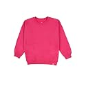 KiddoPanti Boys Solid Round Neck Full Sleeve Fleece Sweatshirt | 60% Cotton 40% Polyester | Soft Warm Winter Pullover | Ribbed Cuffs &amp; Hem | Casual Winter Sweatshirt for Kids