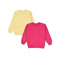 KiddoPanti Boys Solid Round Neck Full Sleeve Fleece Sweatshirt | 60% Cotton 40% Polyester | Soft Warm Winter Pullover | Ribbed Cuffs &amp; Hem | Casual Winter Sweatshirt for Kids