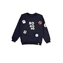 KiddoPanti Boys Solid Round Neck Full Sleeve Fleece Sweatshirt | 60% Cotton 40% Polyester | Soft Warm Winter Pullover | Ribbed Cuffs &amp; Hem | Casual Winter Sweatshirt for Kids