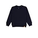 KiddoPanti Boys Solid Round Neck Full Sleeve Fleece Sweatshirt | 60% Cotton 40% Polyester | Soft Warm Winter Pullover | Ribbed Cuffs &amp; Hem | Casual Winter Sweatshirt for Kids