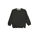 KiddoPanti Boys Solid Round Neck Full Sleeve Fleece Sweatshirt | 60% Cotton 40% Polyester | Soft Warm Winter Pullover | Ribbed Cuffs &amp; Hem | Casual Winter Sweatshirt for Kids