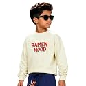 KiddoPanti Boys Solid Round Neck Full Sleeve Fleece Sweatshirt | 60% Cotton 40% Polyester | Soft Warm Winter Pullover | Ribbed Cuffs &amp; Hem | Casual Winter Sweatshirt for Kids