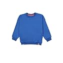 KiddoPanti Boys Solid Round Neck Full Sleeve Fleece Sweatshirt | 60% Cotton 40% Polyester | Soft Warm Winter Pullover | Ribbed Cuffs &amp; Hem | Casual Winter Sweatshirt for Kids