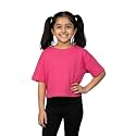 KiddoPanti Girls 100 Cotton Solid Drop Shoulder