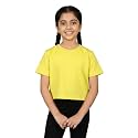 KiddoPanti Girls 100 Cotton Solid Drop Shoulder