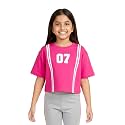 KiddoPanti Girls 100 Cotton Solid Drop Shoulder